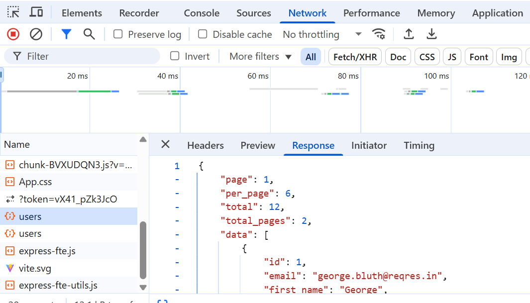 Network console